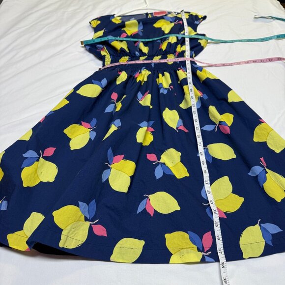 Kate Spade Lemon Zest Blaire Dress Size 8 Navy EUC - Picture 9 of 12